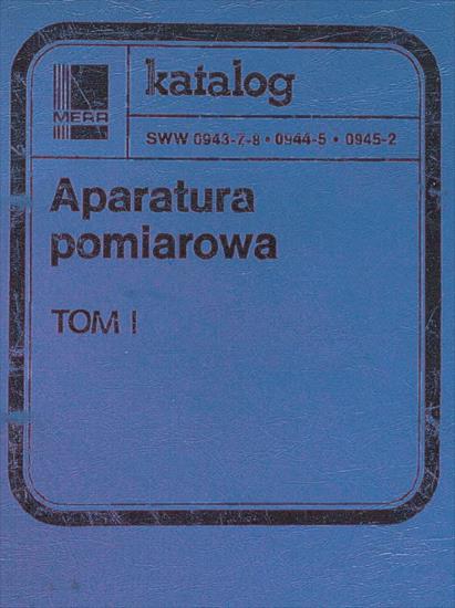ZZZ Okładki - Mera - Katalog Aparatura Pomiarowa tom 1 - 1980.jpg